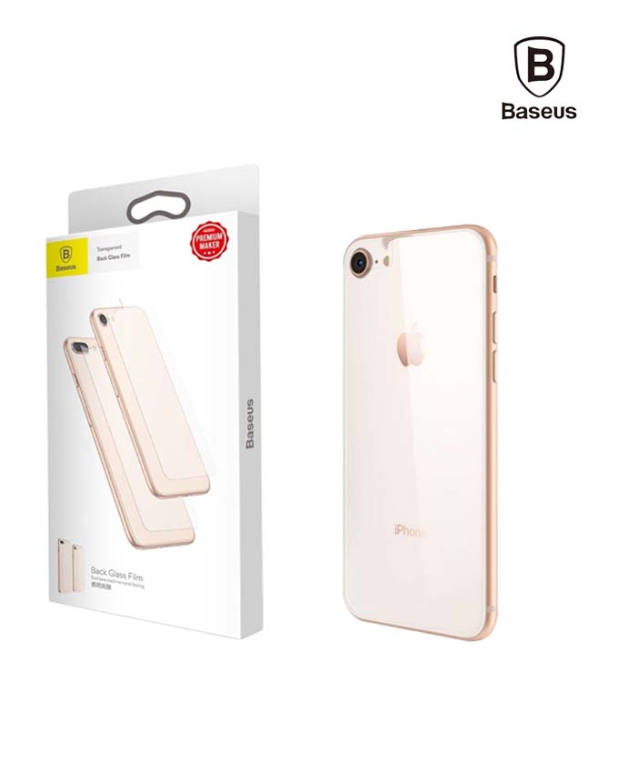 Baseus Back Cover Tempered Glass iPhone 8/7 (SGAPIPH8N-BM02)
